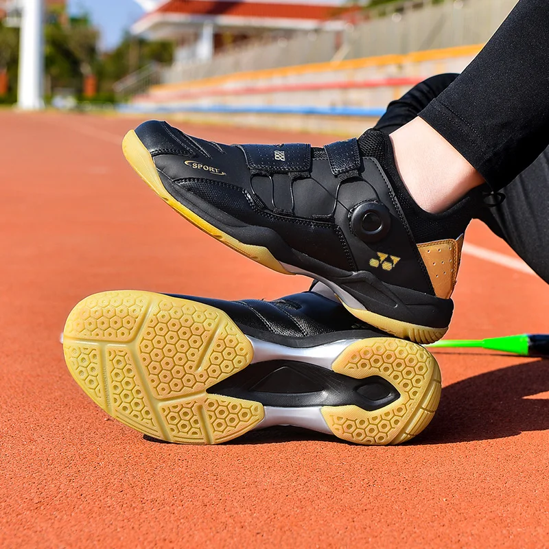 2024 Unisex High-Grade Synthetic Leather Indoor Sports Shoes for Men Women for Fall Season Badminton Lawn Tennis Summer Spring