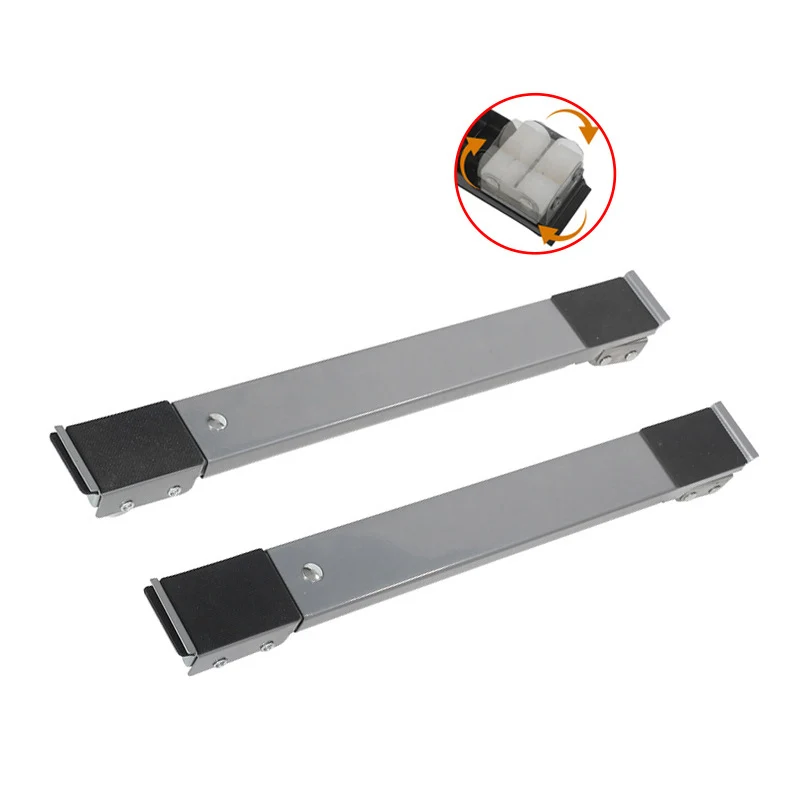 Extendable Appliance Rollers Mobile Washing Machine Base Fridge Stand Moving Cart for Refrigerators Dryers Furniture