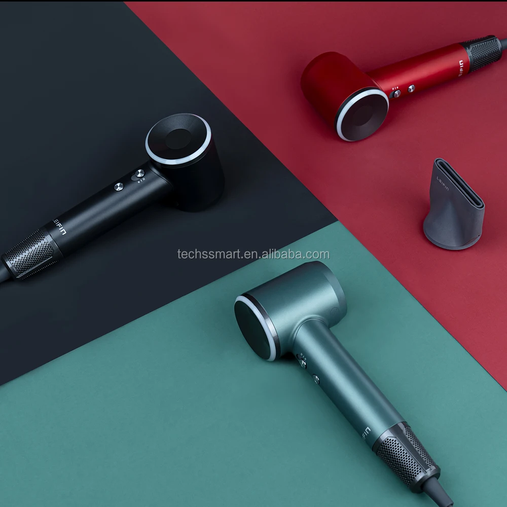 
Фен для сушки волос, Портативная сушилка для волос, интеллектуальный контроль температуры, быстрая ионная сушка, для дома/отеля 