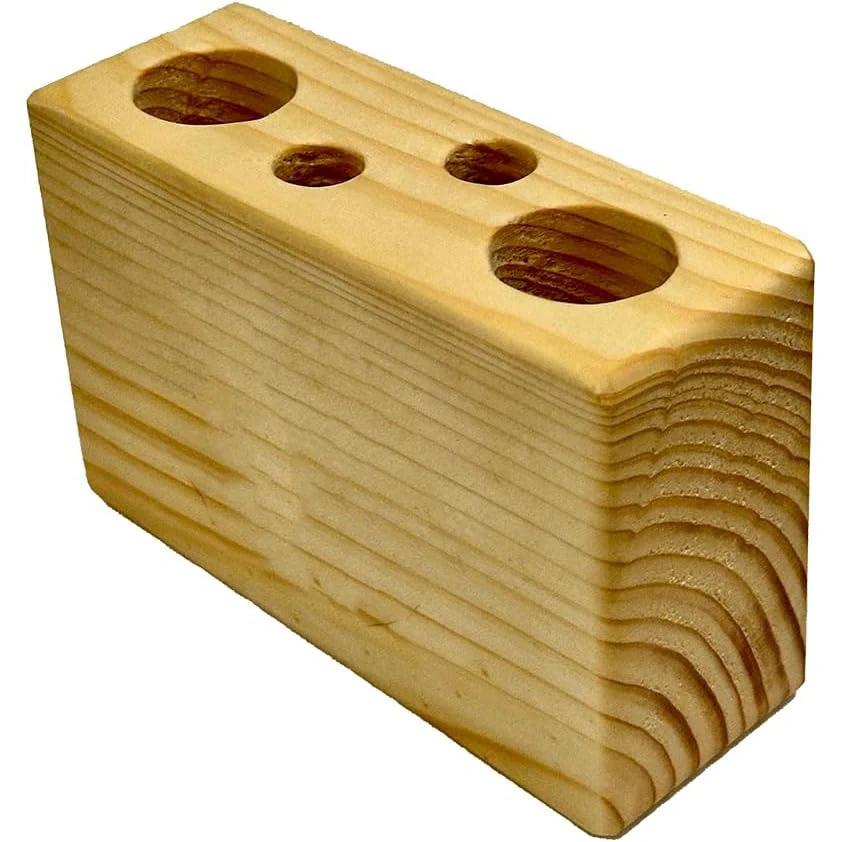 Wooden desktop pencil holder Crayons Desktop office pencil holder Wooden gift