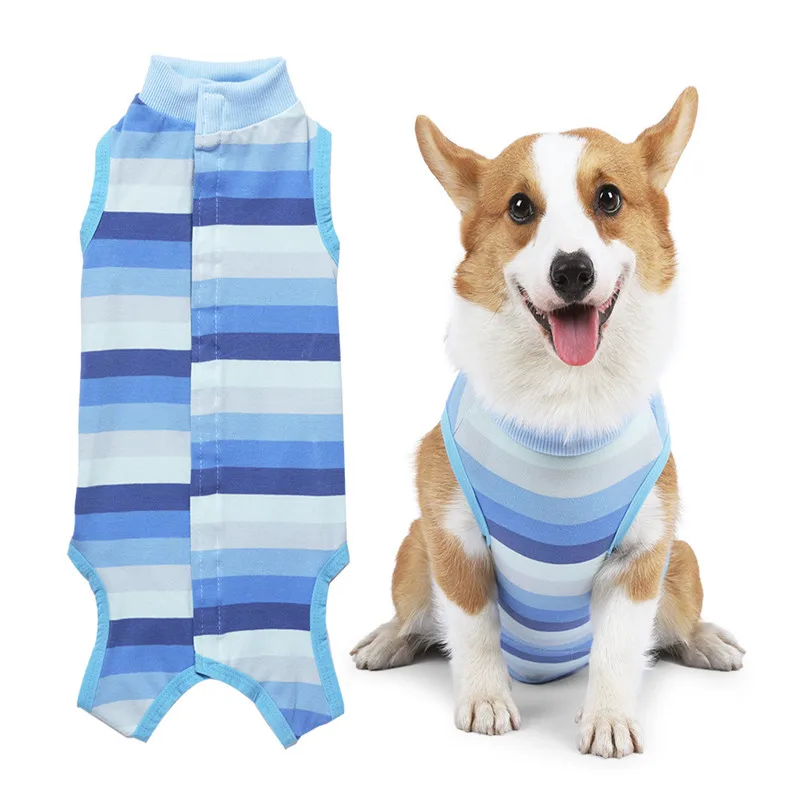 wholesale Pets bite post operative shirt puppy surgical pajamas bodysuit for dogs Neutering Post-weaning Care costume new 2024
