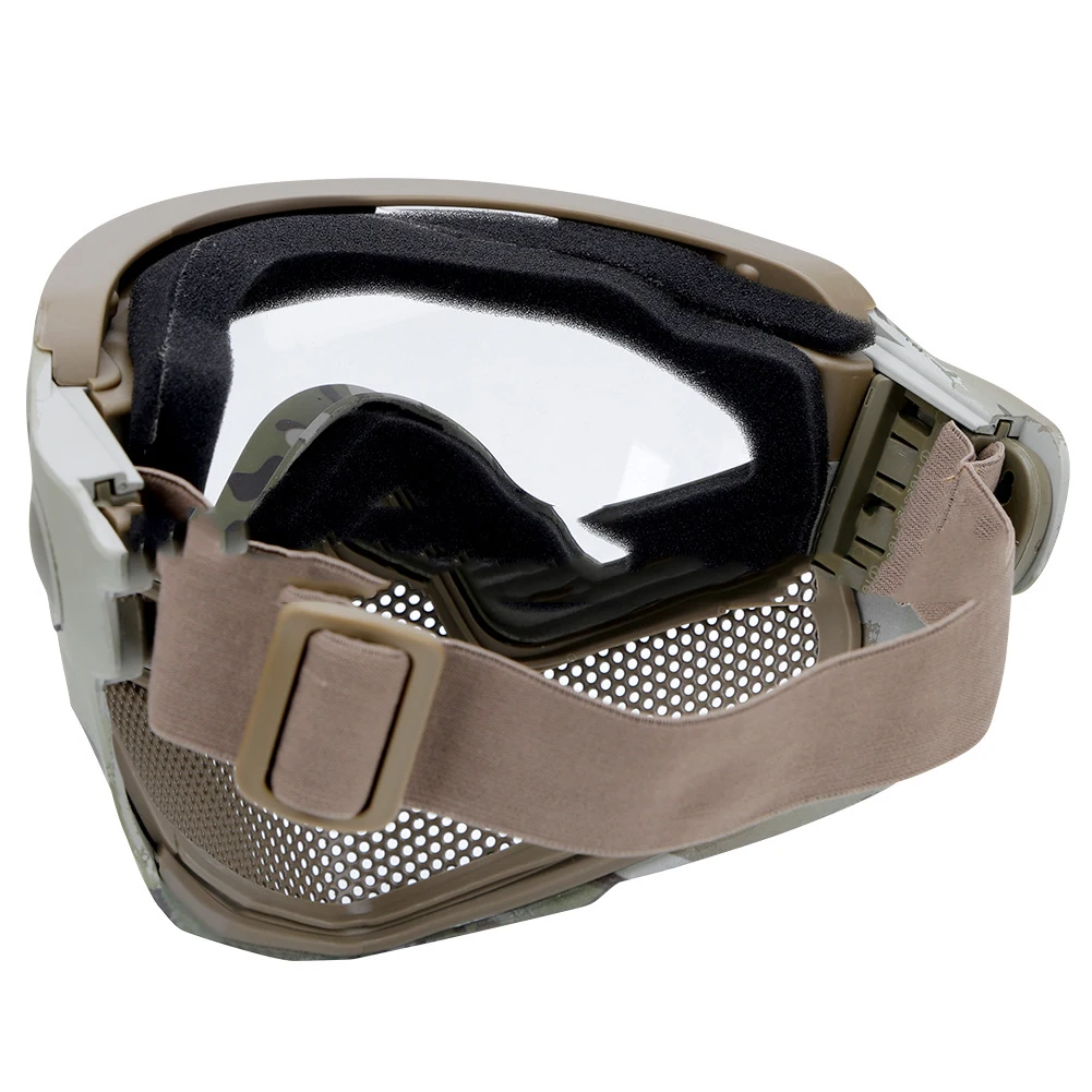 Tactical Mask Full Face Casco Tactico Combat Training Goggles Skull Hunting Gear Glasses Tactical Mask