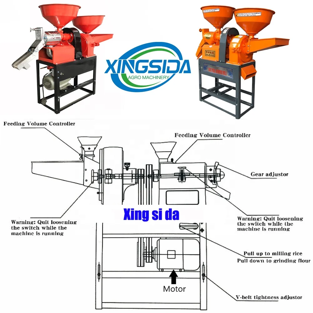 High quality home use commercial mini rice milling equipment rice mill machinery price