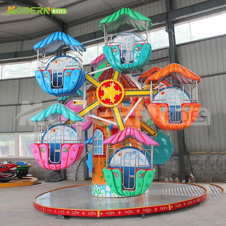 Outdoor Playground Attraction Park Equipment Funfair Rides Mini Ferris Wheel Manege for Kids