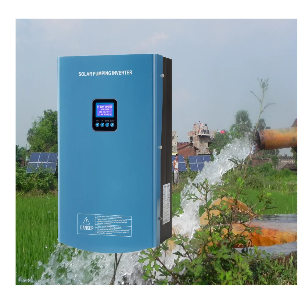 
 Гибридный солнечный насос HOBER MPPT vfd 5,5 кВт 7,5 кВт, трехфазный инвертор ip65  