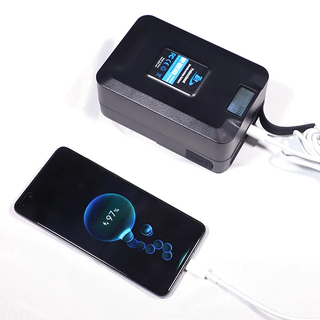 TPF Camera high capacity rechargeable Battery 148wh lithium ion v mount v lock battery for Camcorder broadcast Video Camera