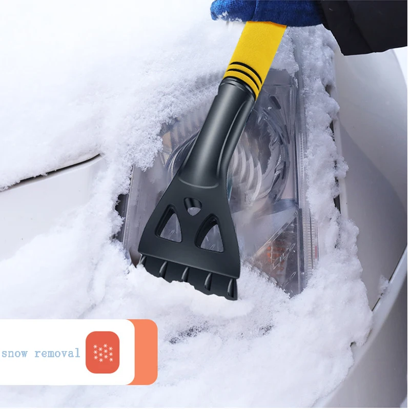 Lightweight  Car Snow  Scrape Brush  for Longer Reach with Ice Car Scraper and Soft Foam Grip snow scrape brush