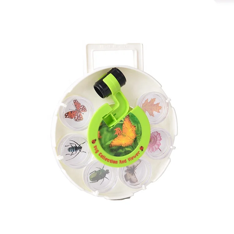 Hot Sale Educational Bug Catcher Collection Viewer Field Microscope Insect Magnifier Science Exploration kids Toy