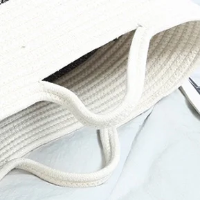 Renel Modern Plant Pots Home Clothes Toys Cotton Rope Collapsible Folding Baskets