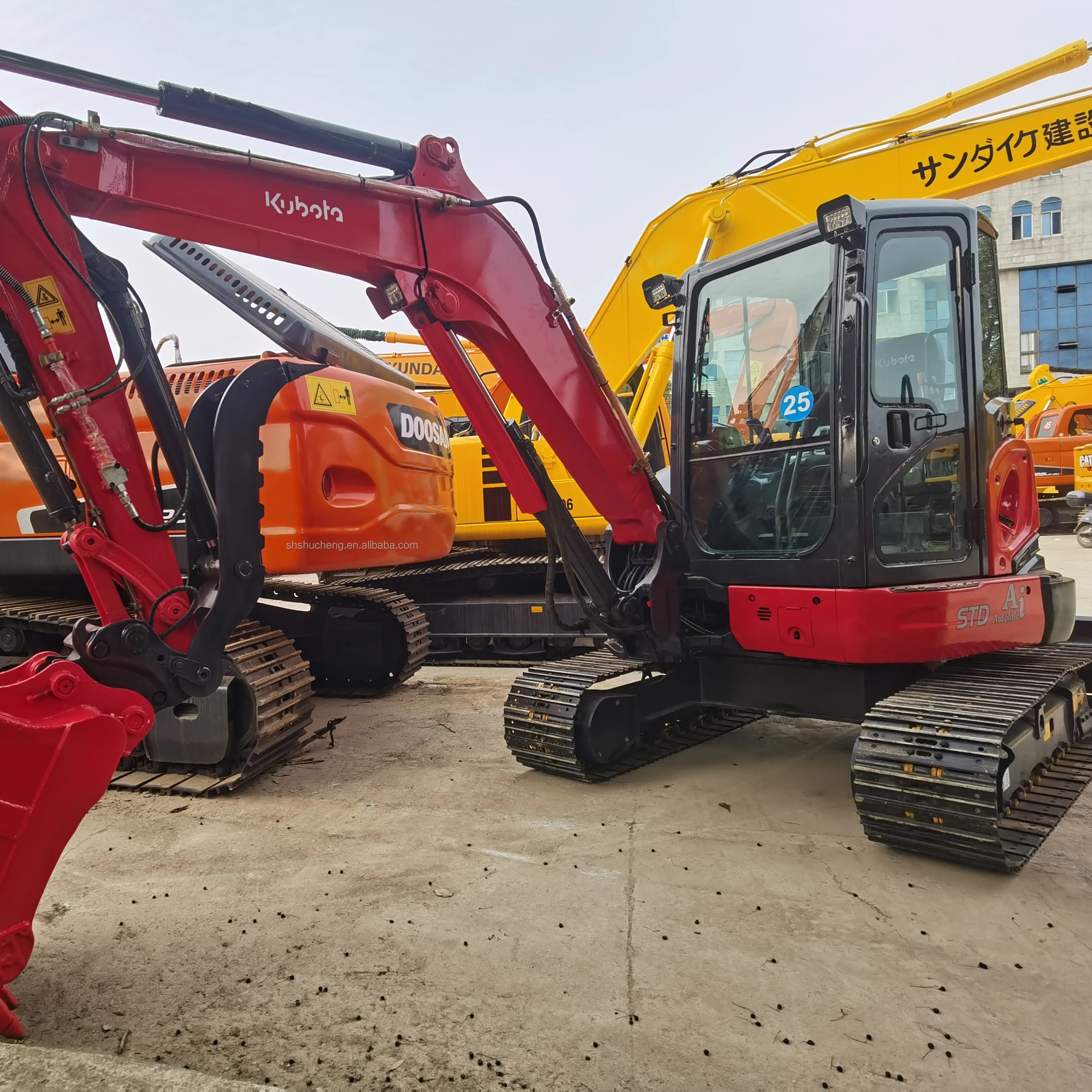 Мини-экскаватор Kubota 6 тонн EPA CE недорогой небольшой экскаватор новый моторный с kx163-5 кабины kx163 kx161