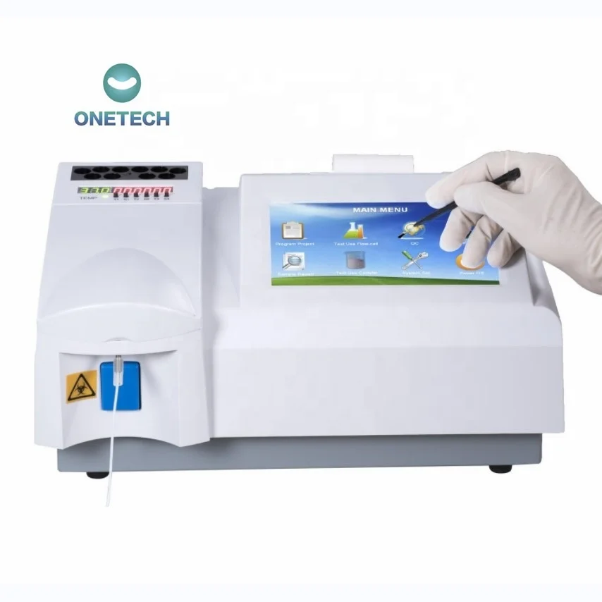 Портативный анализатор химии крови Полуавтоматический анализатор биохимии клиника лабораторное оборудование