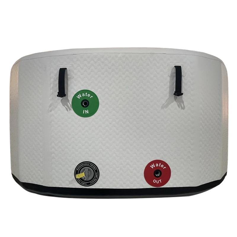 Inflatable Pool Cold Water Plunge Recovery Barrel Outdoor chiller inflatable portable ice tub bath with chiller filter