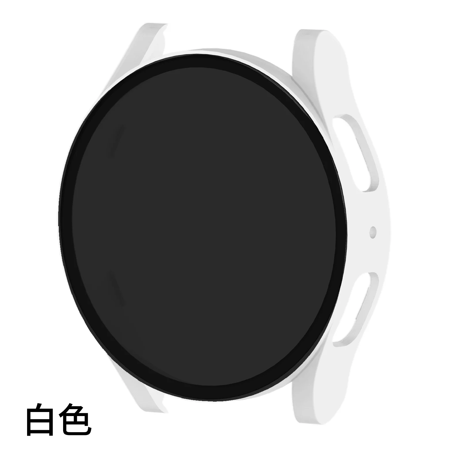 Tschick Privacy Glass+PC Case for samsung Galaxy watch 6 5 4 44mm 40mm all-around Anti-fall cover watch6 5 4 Screen protector