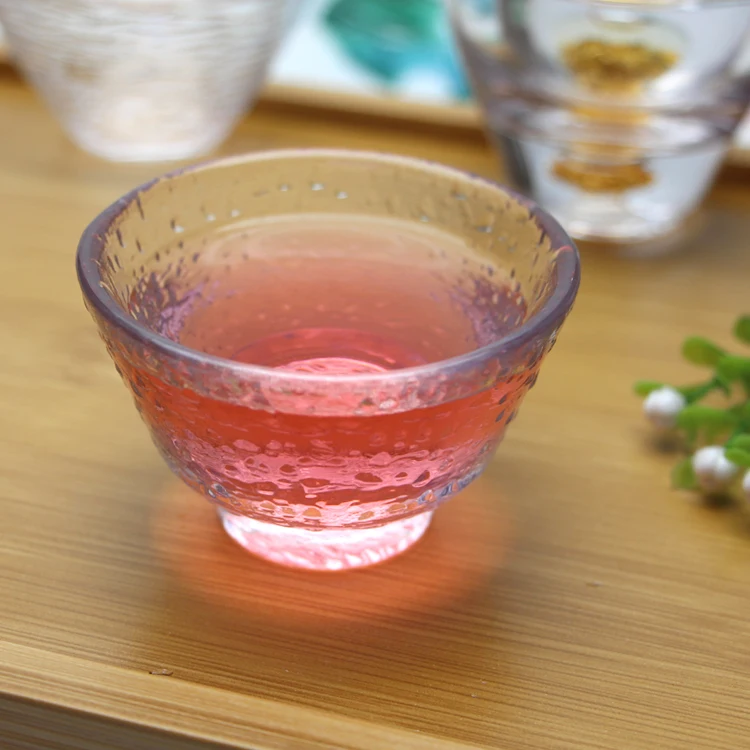 Phnom Penh Hammer Pattern Transparent Glass Household Cup Set Coffee Cup Tea Cups