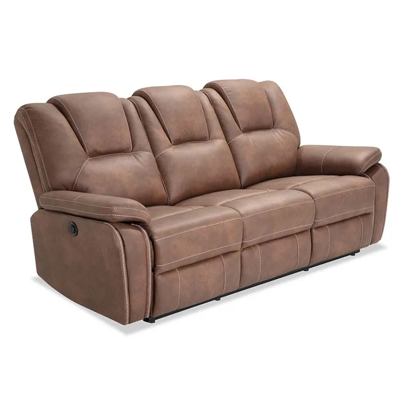 Double Loveseat Leather Recliner Sofa Home Cinema Reclining Sectional Sofa Set Sectional Sofa With Recliner