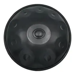 ASTEMAN Handpan Performers Series Black 10 Note Handpan Drum Steel Tin Music Quenching Process Drums Musical