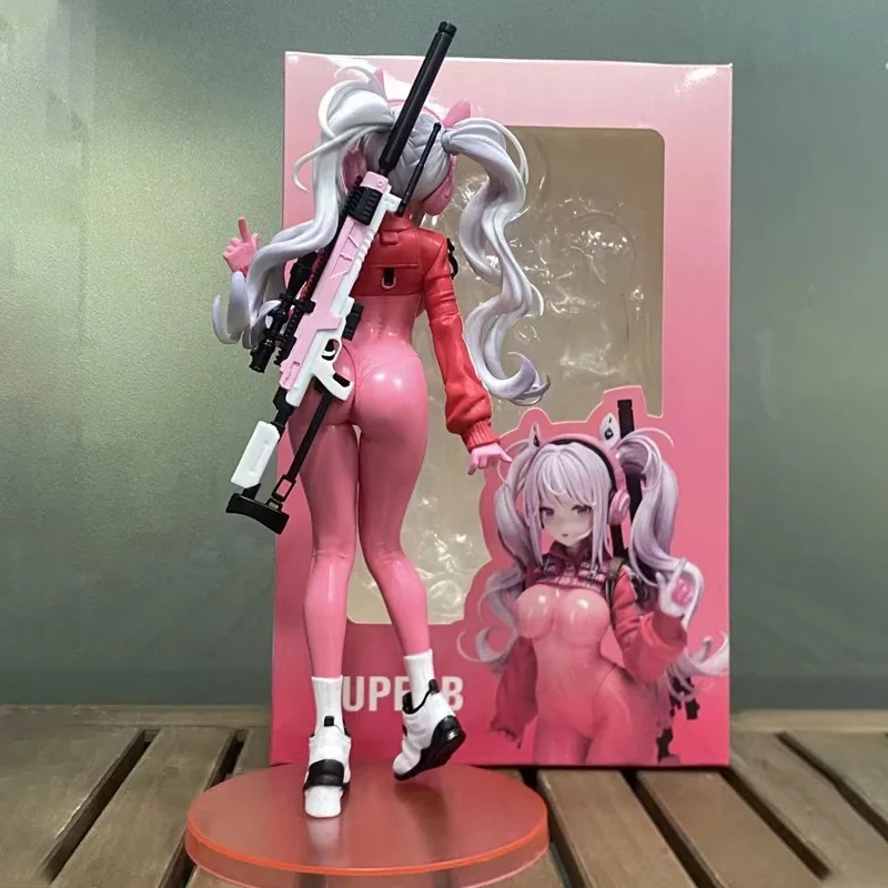 25CM/10inch Desktop Ornament Game Character NIKKE Sex Girl Anime Action Figure With Box