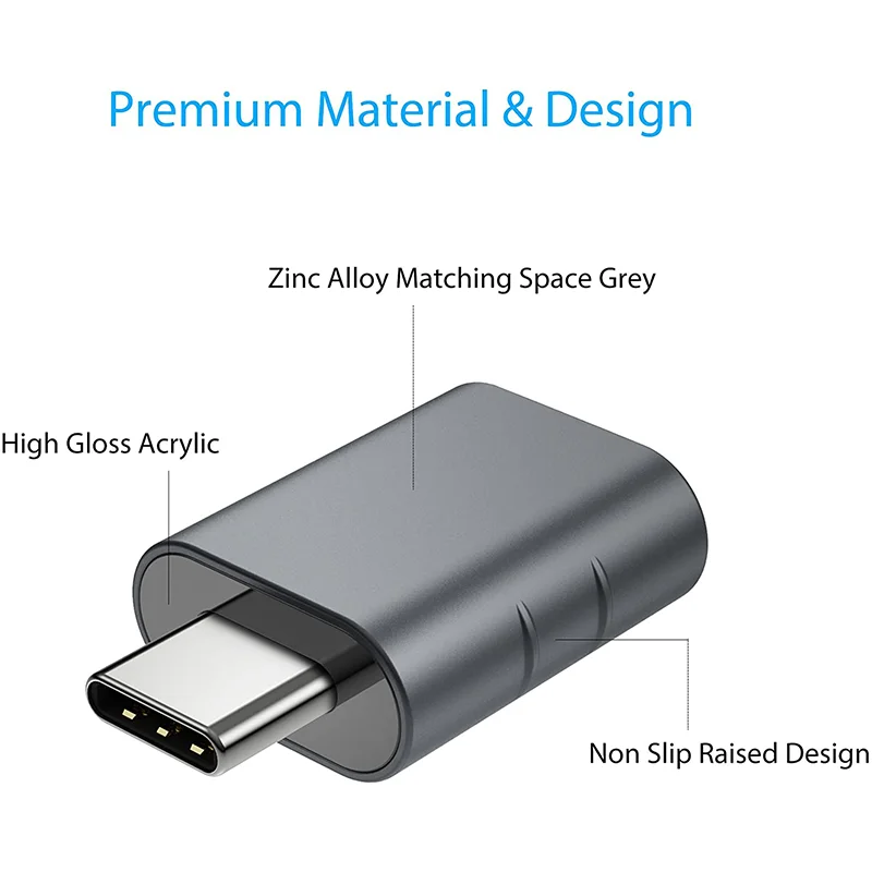  2021 Новое поступление высокое качество Type-c разъем для передачи данных USB 3 0 Женский к type c Мужской OTG