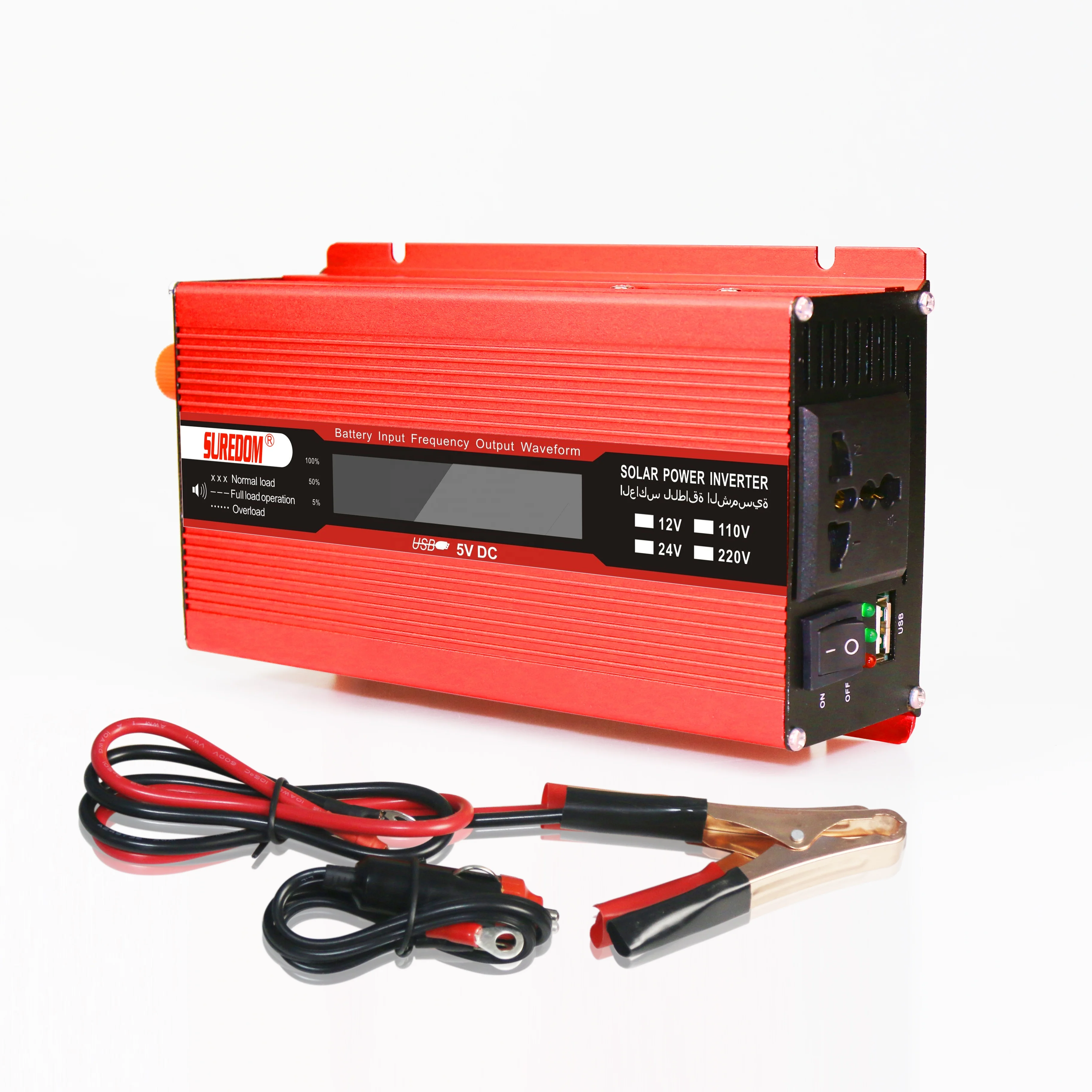 Inverter Solar Power System Home 1000W Usb car Power Inverter With Lcd led display