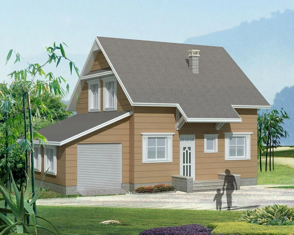 Trending product luxury design and drawing detachable metal building materials prefab building light steel keel villa houses