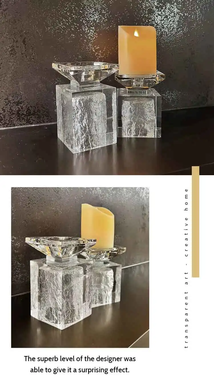 candle holders clear New style acrylic wedding centerpiece candelabra for party and mariage decoration candle stand candelabra