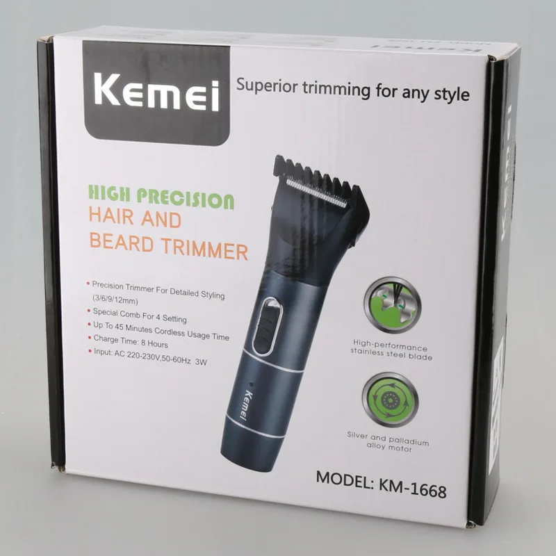
Kemei KEMEI KM-1668 electric hair clippers wholesale hair clippers electric hair clippers professional electric hair clippers 
