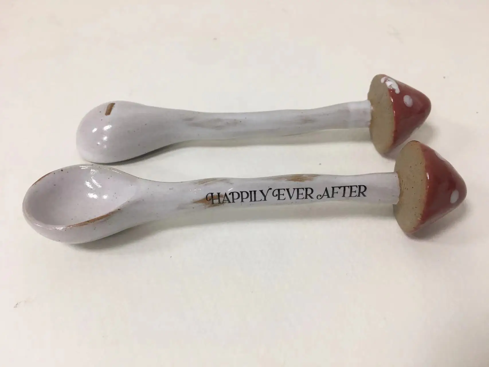 Spring Mushroom Spoons Dinnerware Lovely Easter Kitchenware