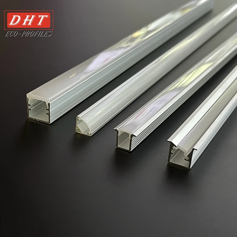 Hot Selling 6063 Extrusion Strip Light Housing Channel With PC Diffuser Cover For Lighting Surface Led Aluminum Profile