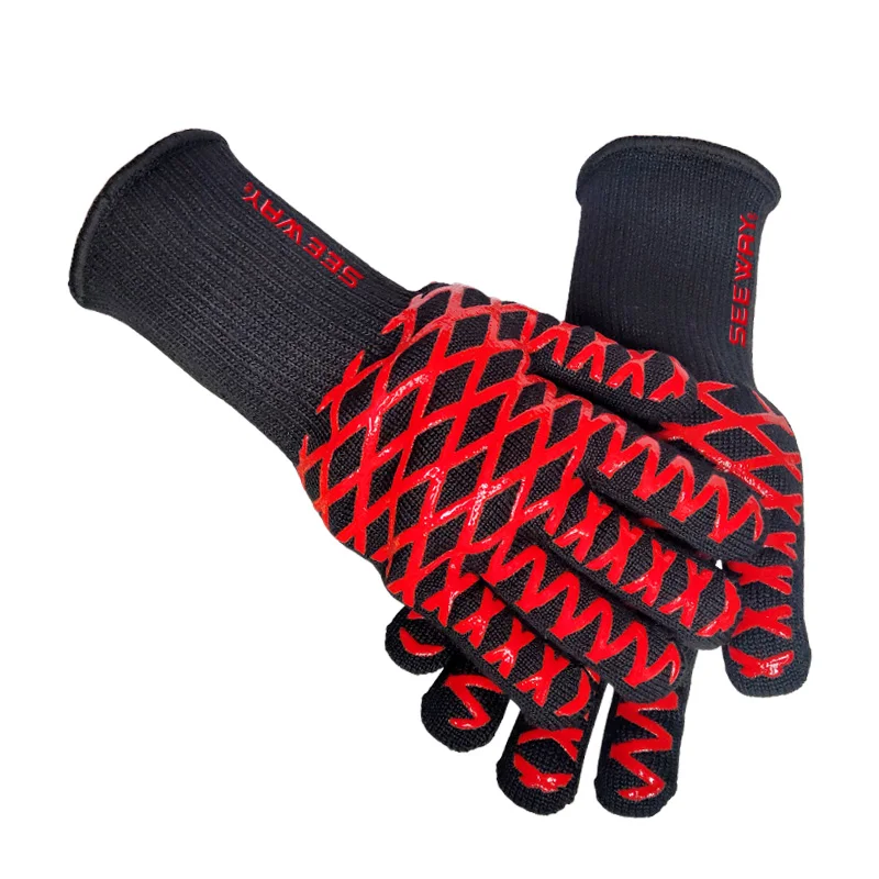 Seeway перчатки OEM экстремальные термостойкие перчатки для гриля барбекю печь для дома и улицы для приготовления пищи (1600627037771)