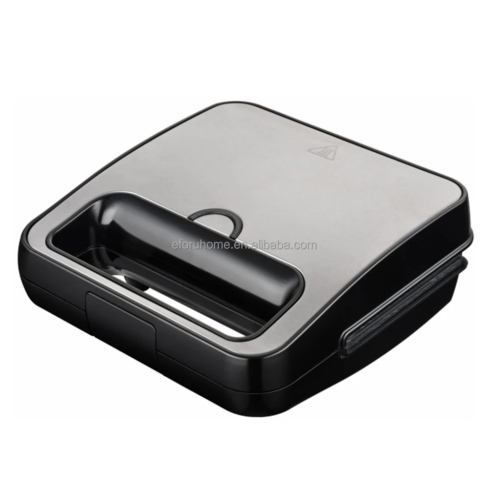 Eforu Glass Panel Electric Cartoon Waffle Maker Detachable Plate Removable Breakfast Snack Machine 3 in 1 Sandwich Maker