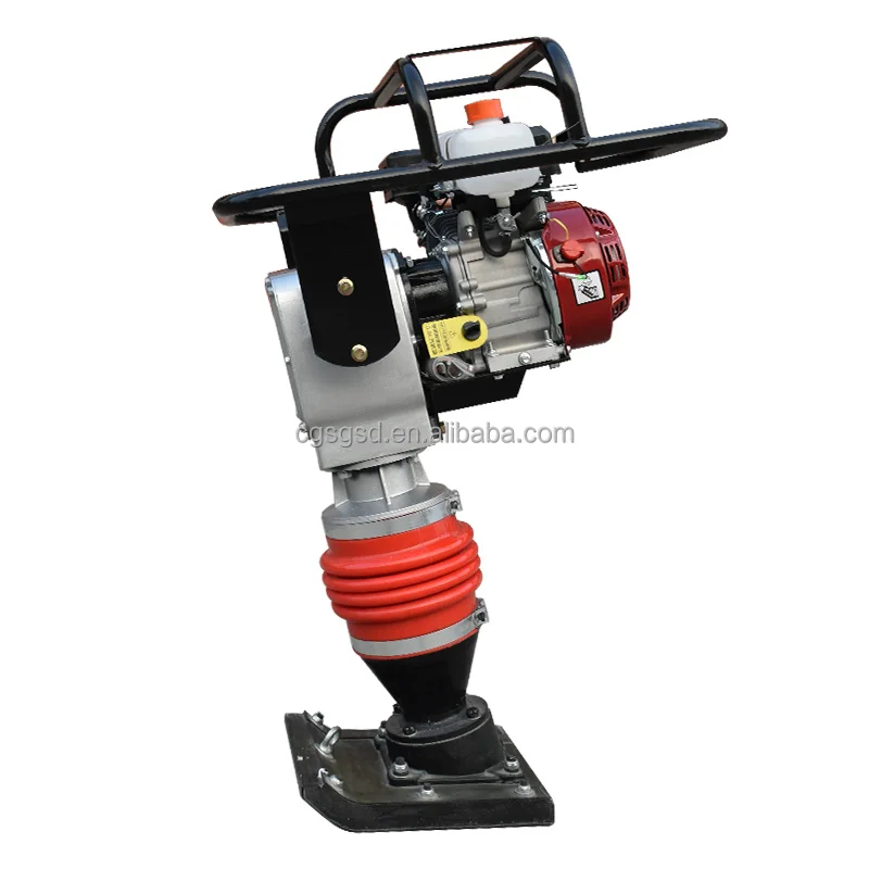 Factory Handheld Compactor Vibrating high quality Engine Gasoline Construction Tools Earth Electric Tamping Rammer Machine Price