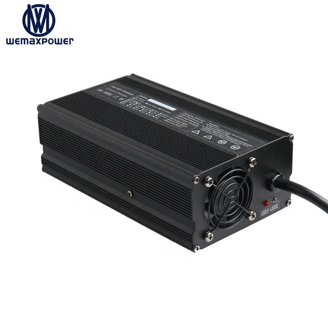  Зарядное устройство WEMAXPOWER для электромобиля скутера автомобиля литий-ионного аккумулятора 12 А 71 4 в 63 67 2 73 В