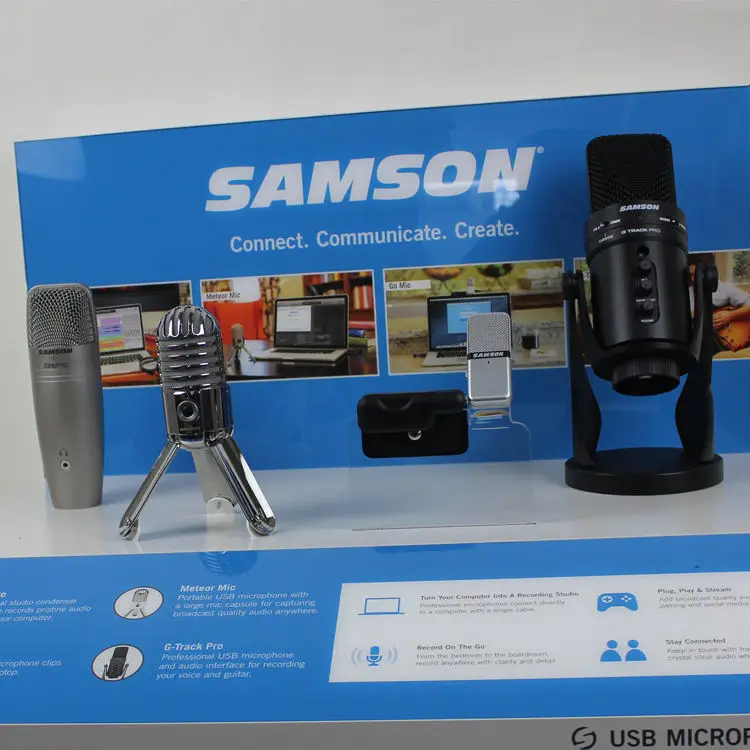 customize store display stand Microphones display stand