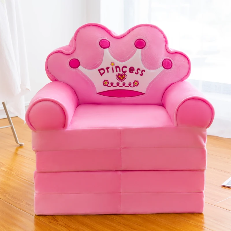 security Four layers of cartoon folding sofa children furniture kids sofa