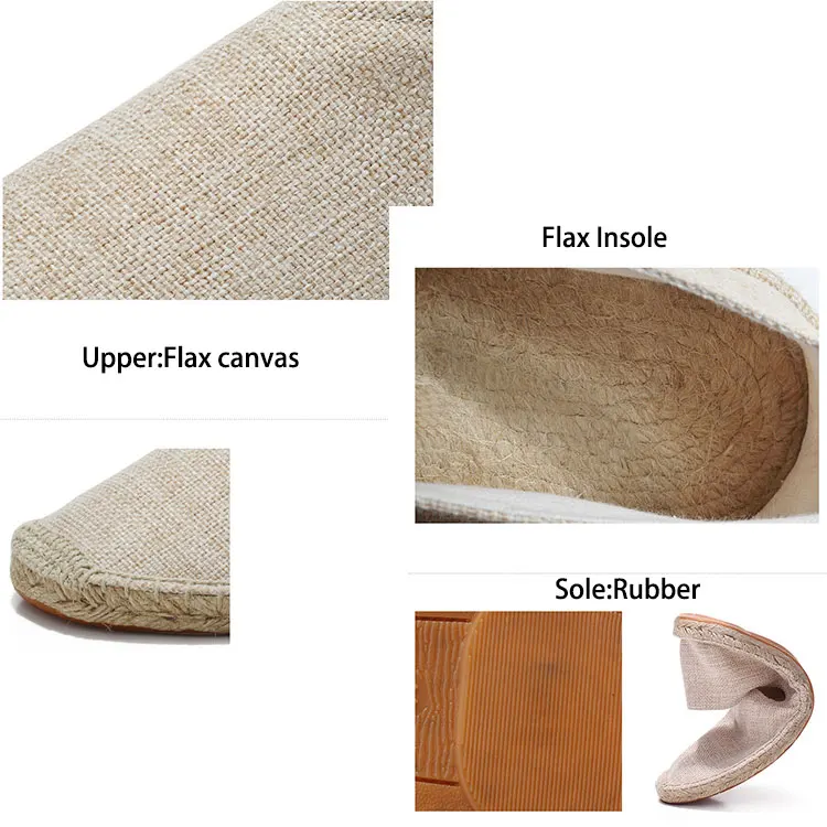 Factory Direct Spring Canvas Customized Logo Walking Style Shoes Mens Womens Espadrilles