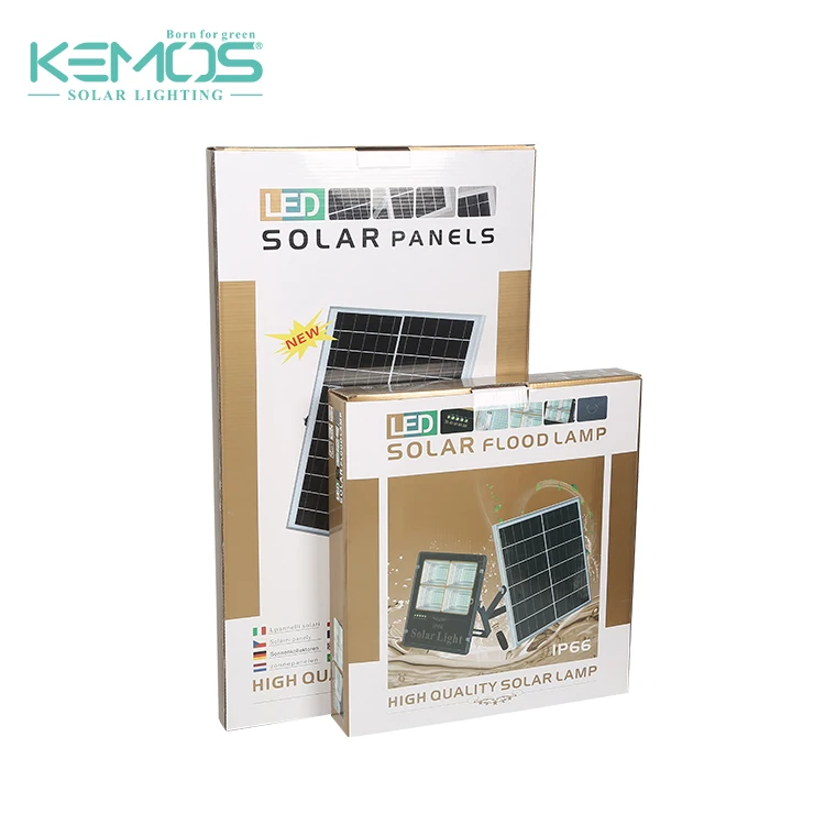 
Solar Power Aluminium IP66 30W 60W 100W 200W 300W Industrial Outdoor Reflector LED Solar Flood Light 
