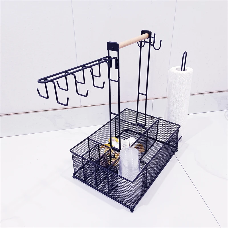 New design Grill BBQ Caddy with Outdoor Paper Towel Holder Grill Accessory Storage Holder BBQ Tool and Accessory Organizer