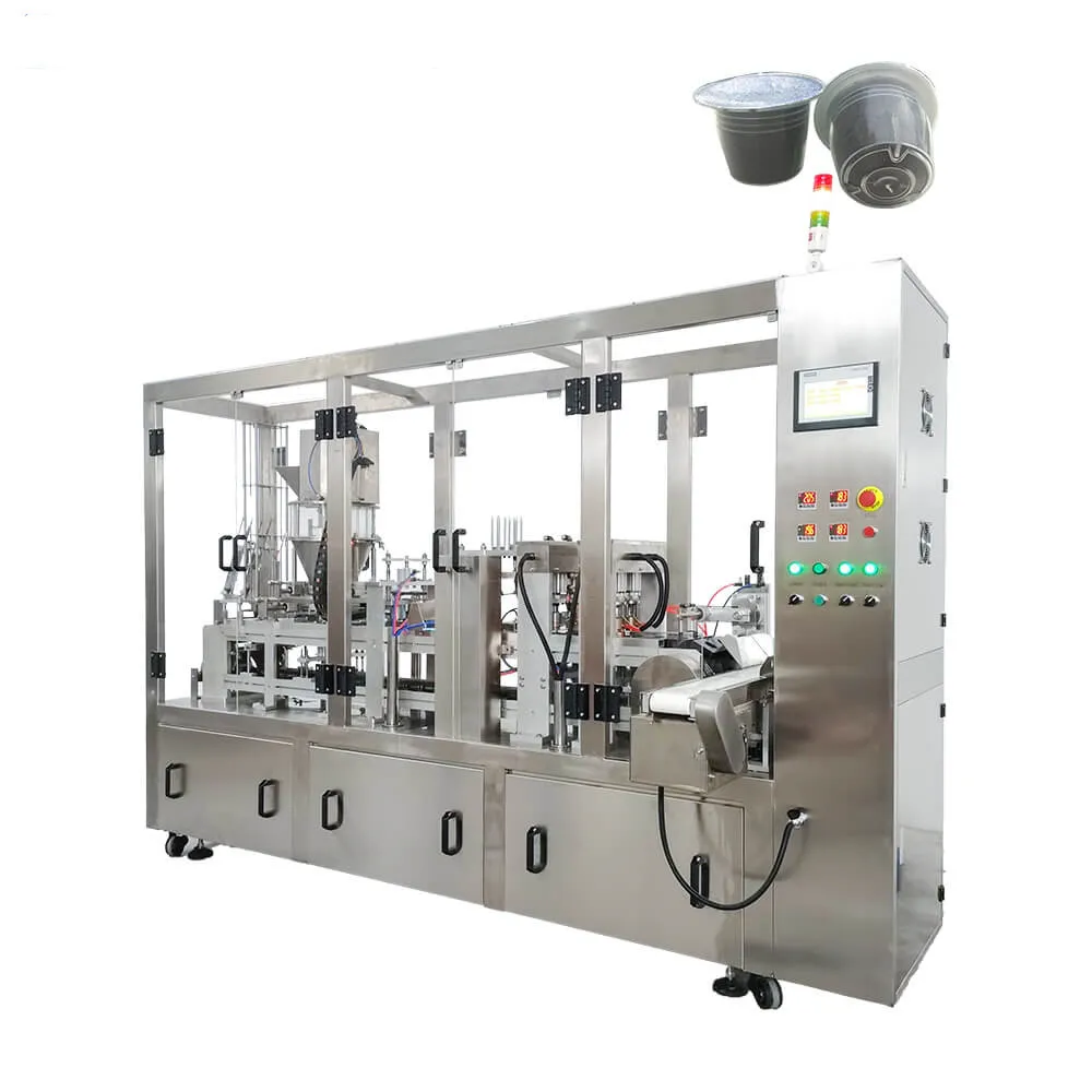 Qualipak  K-cups Filling Machine Automatic Making Machine to Making Coffee Capsule Coffee Roaster
