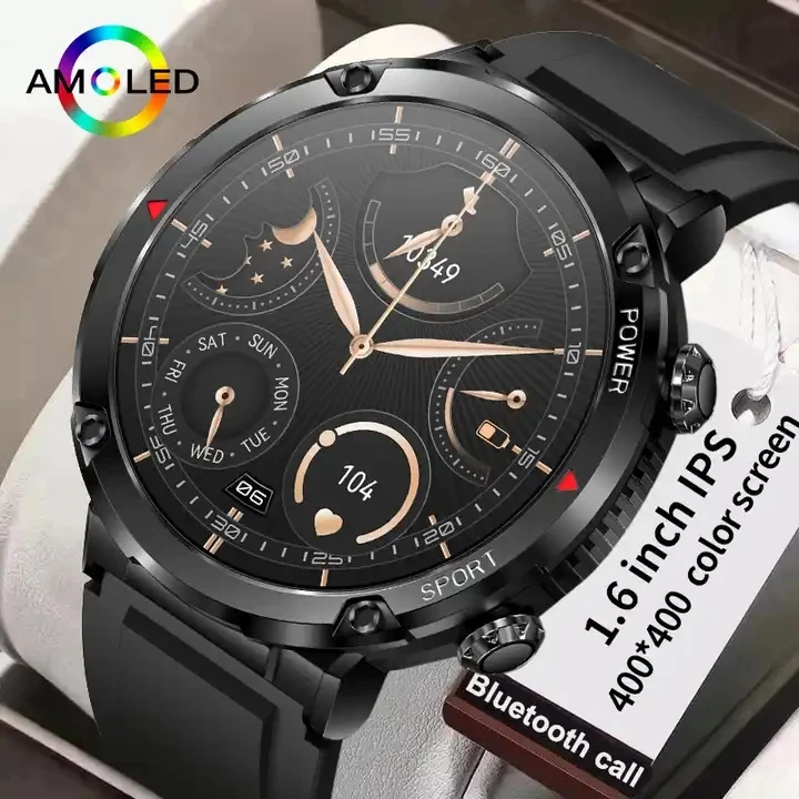 2023 New LIGE Smart Watch 1.6 Inch Full Touch Sport Bracelet Smartwatch Men Bluetooth Call Smart Clock Smartwatch Android / IOS