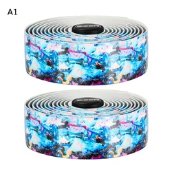 Клейкая лента для руля велосипеда, сверхмягкая пробка для руля велосипеда, с заглушками