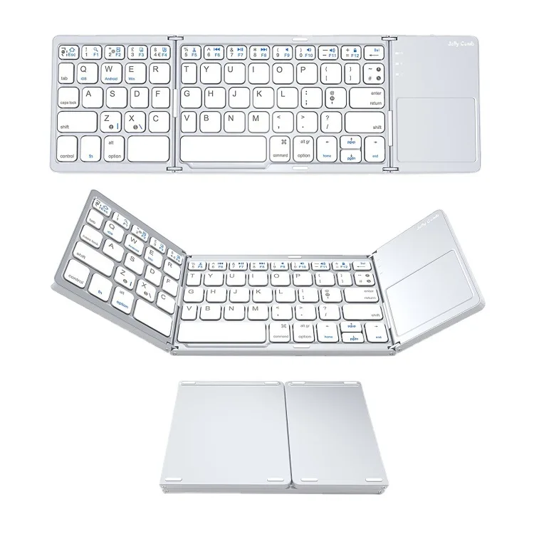 Best selling folding portable 78-key plug and play waterproof wireless mini keyboard