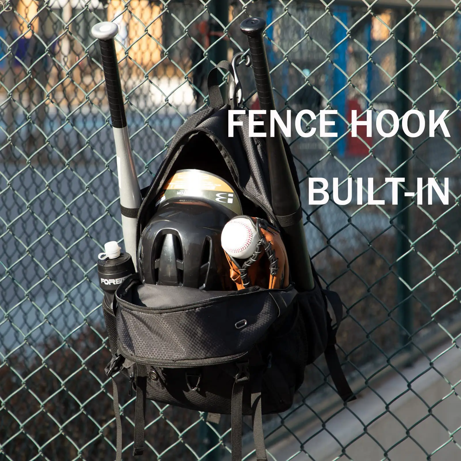 Custom Logo Large Capacity Shoes Compartment Bag Softball Bat Bagpack Sports Backpack  Baseball Backpacks