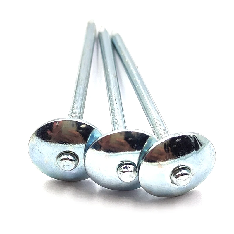 Galvanized Concrete nail roofing nails with umbrella head for steel sheet