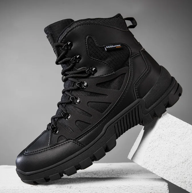 HBP913  Rubber outsole breathable durable  6 inches ankle short boots camping shoes  AS33 outdoor tactical boots