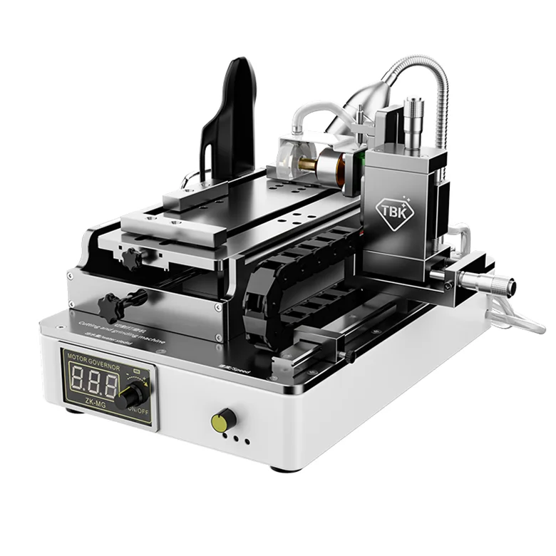 TBK-918 2 в 1 Смарт Стекло лазерный отрезной станок для IC шлифовальный сенсорной панели мобильного телефона полировки края стекла Cut