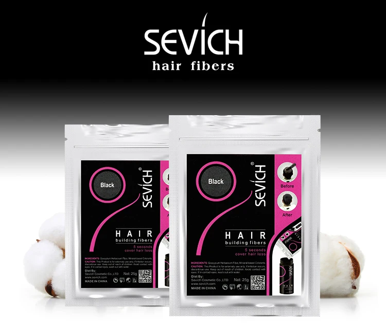 Original Factory 100% Organic Hair Fiber 100g Hair Building Fiber Magic Hair Illusion Fiber Private Label