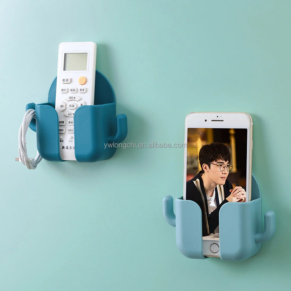 2022 Hot Selling Wall Charger Hook Mobile Phone Wall Mounted Phone Bracket Cell Phone Holder Storage for Wall
