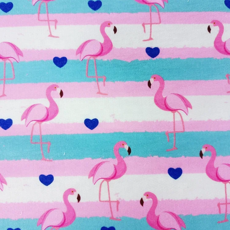 Good Quality paper printed 95%polyester 5% spandex camouflage french terry fabric