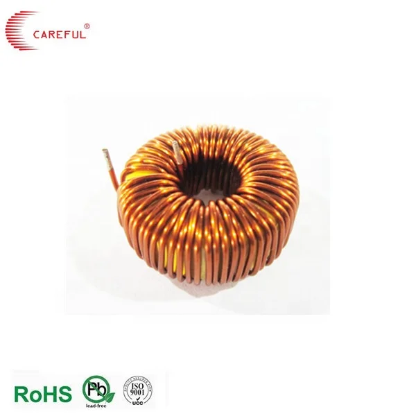 Toroidal core common mode choke inductor copper coil