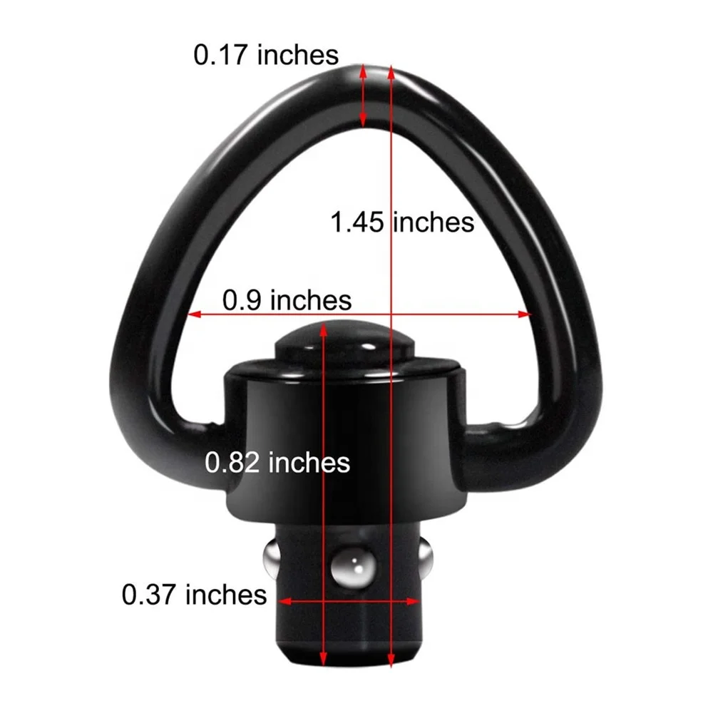 
Hunting Accessories Tactical QD Quick Detach Release Loop QD Mount Gun Sling Triangle 1